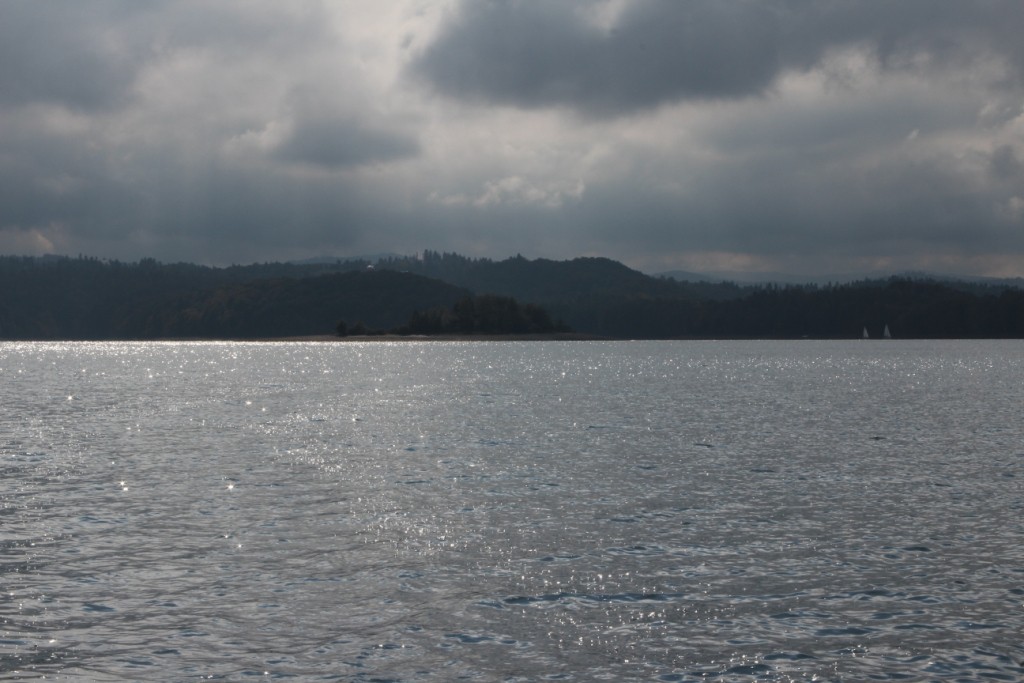 widok z soliny na zalew